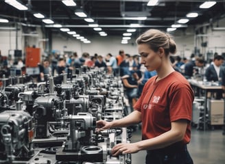 A clothing store interior with several mannequins displaying casual wear. The foreground mannequin is dressed in a cream-colored sweatshirt with 'YALE' printed on it, paired with matching pants and white sneakers. Garment racks filled with various clothing items are visible in the background along with store signage.